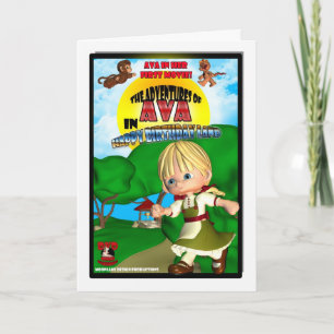 La boîte de la carte d'anniversaire d'Ava DVD