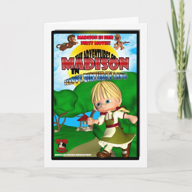 La boîte de la carte d'anniversaire de Madison DVD (Devant)