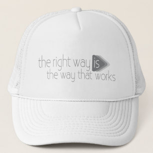 la bonne façon est de travailler le casquette de s