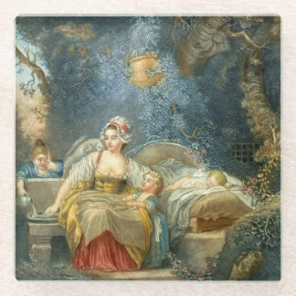 La Bonne Mere - J B Audebert - c1790 Glasuntersetzer
