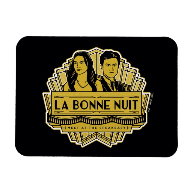 La Bonne Nuit - Treffen Sie sich bei der Speakeasy Magnet (Horizontal)