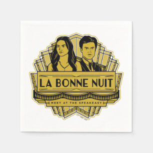 La Bonne Nuit - Treffen Sie sich bei der Speakeasy Serviette