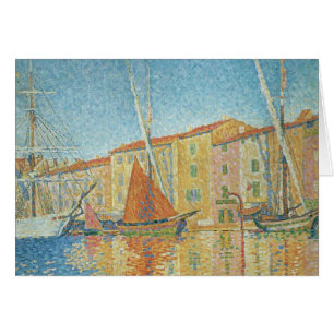 La Bouée rouge de Paul Signac, Pointillisme vintag
