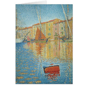 La Bouée Rouge par Paul Signac, Pointillisme Vinta