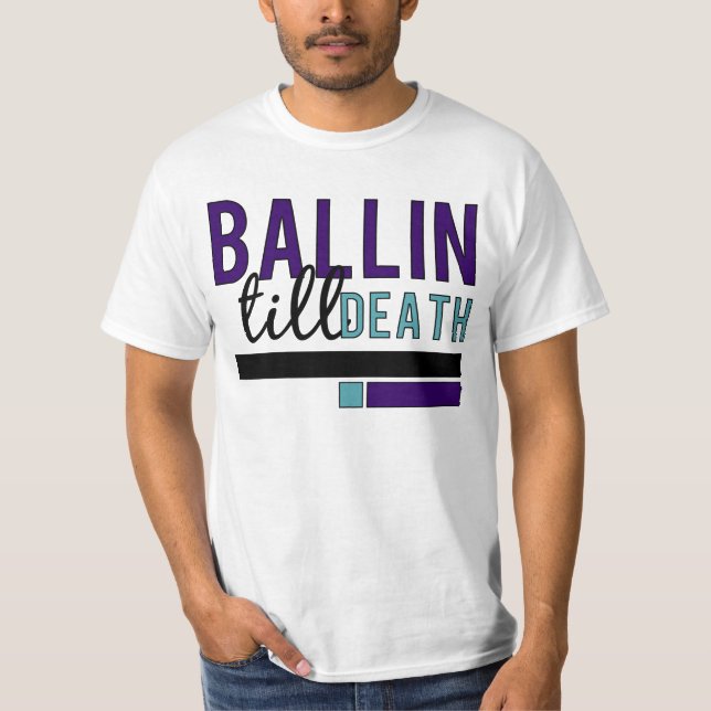 La boule labourent le T-shirt de raisin de la mort (Devant)