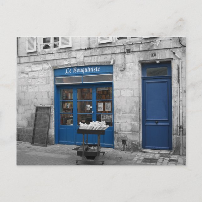 La Bouquiniste Postkarte (Vorderseite)