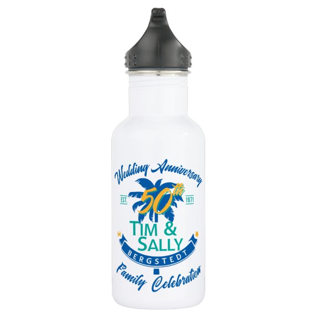 La bouteille d'eau de Tim & Sally fête ses 50 ans (Droite)