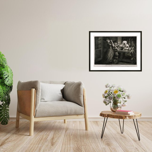 La Boutique Gin Réinventée - Impression Art (The Gin Shop Reimagined.
Artist: Roger Smith)