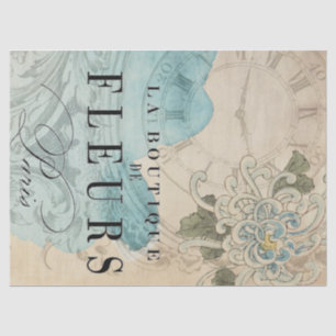 La-Butike BlumenDecoupage Blatt Seidenpapier