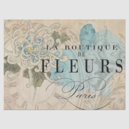 La-Butike BlumenDecoupage Blatt Seidenpapier