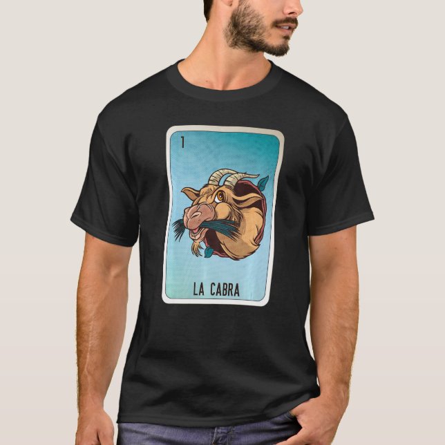La Cabra Mexican Lottery Mexico Loteria Cards T-Shirt (Vorderseite)