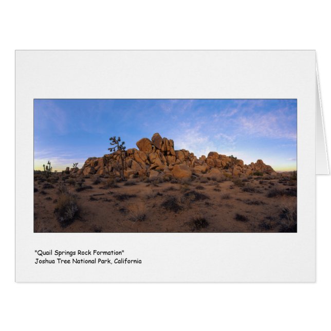 La "caille jaillit formation de roche " (Devant horizontal)