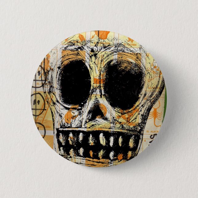 La Calavera 2 Button (Vorderseite)