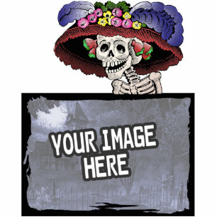 La Calavera Catrina Bilderrahmen Freistehende Fotoskulptur