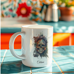 La Calavera Hermosa, Brauch Kaffeetasse