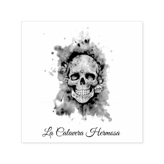 La Calavera Hermosa, Brauch Permastempel (Design)