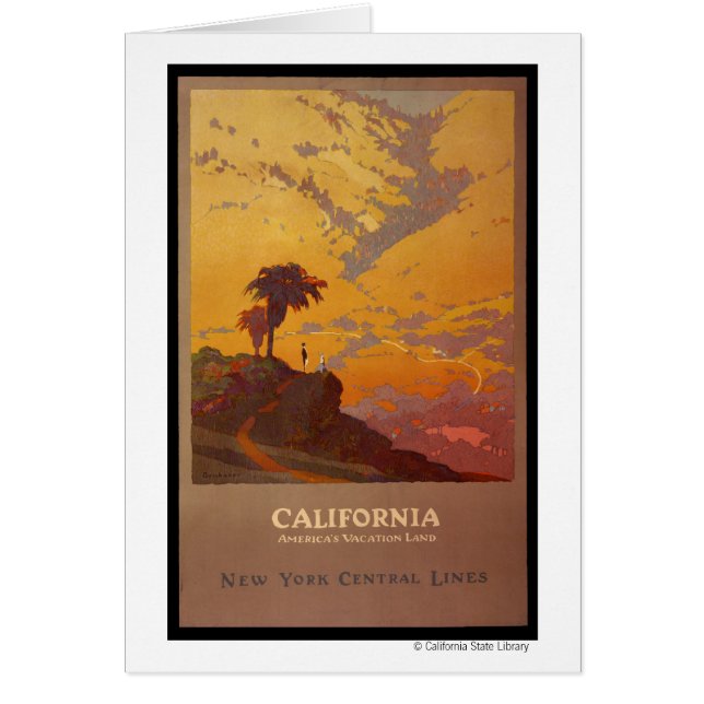 La Californie. Terre des vacances de l'Amérique (Devant)