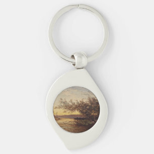 La Camargue, Coucher De Soleil - Félix Ziem Schlüsselanhänger