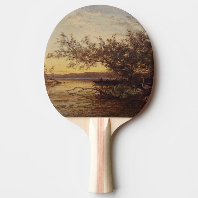 La Camargue, Coucher De Soleil - Félix Ziem Tischtennis Schläger (Vorderseite)