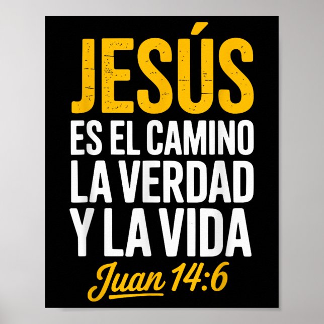 La Camisa De Jesus En Espanol Christian Spanish  Poster (Vorne)