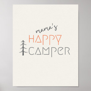 la campeuse heureuse de maman. Affiche et impressi