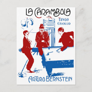 La Carambola Tango Postkarte