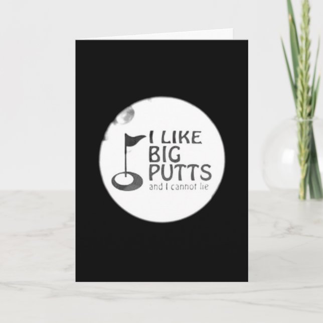 LA CARTE ANNIVERSAIRE "ULTIME GOLFER'S" (Devant)