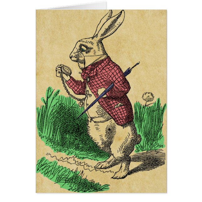 La carte blanche de lapin (Devant)