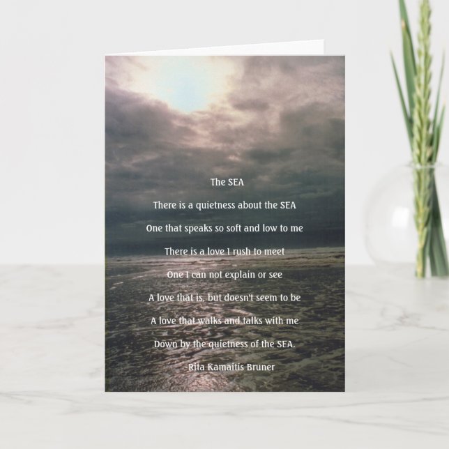 La carte blanche Sea Inspirational (Devant)