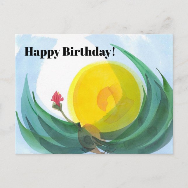 La carte d'anniversaire, vient ici le Sun, no. 2 (Devant)