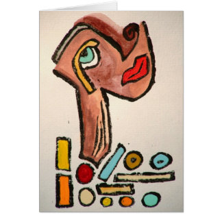 La carte d'art de collier par Augustine