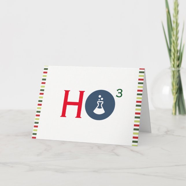 La carte de Christmas pour Scientist ! (Devant)