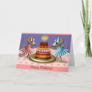 La carte de la ballerine de joyeux anniversaire