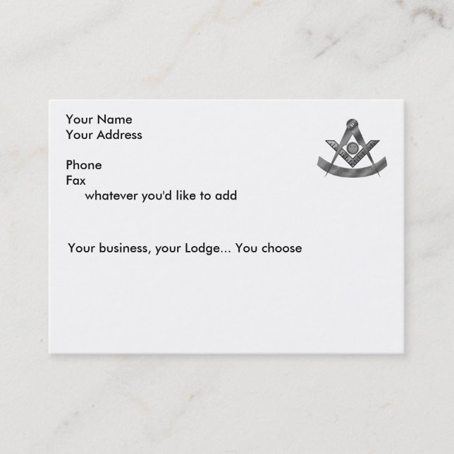 La carte de maîtres passés (Devant)