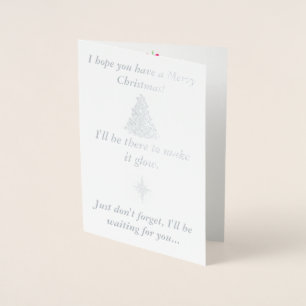 La carte de Noël amusante de Bambi