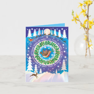 La carte de Noël avec la citation "Tout ira bien".