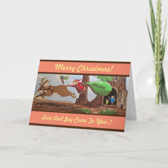 La carte de Noël de PJ McMouse ! (Devant)