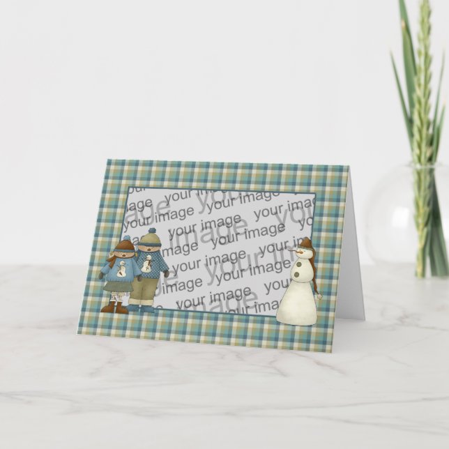 La Carte de Noël de Snow (Devant)