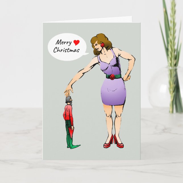 La carte de Noël des petits elfes (Devant)