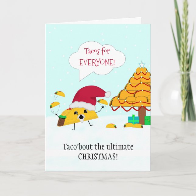 La carte de Noël Ultimate Taco (Devant)