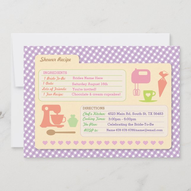 La carte de recette de cuisson de Fête de la (Devant)