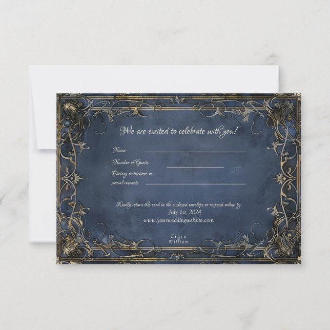 La Carte de remerciements royale de la Numérique (Devant)