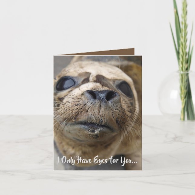 La carte de Saint Valentin Yeux pour vous (Devant)