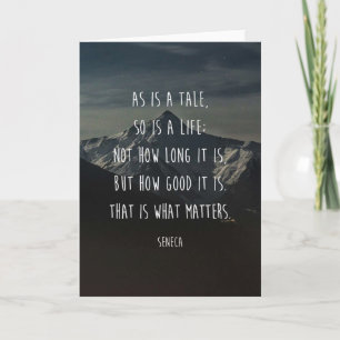 La carte de sympathie "de même qu'un conte, est