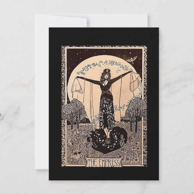 La carte de tarot de l'impératrice  (Devant)