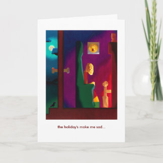 la carte de vacances me rend triste...