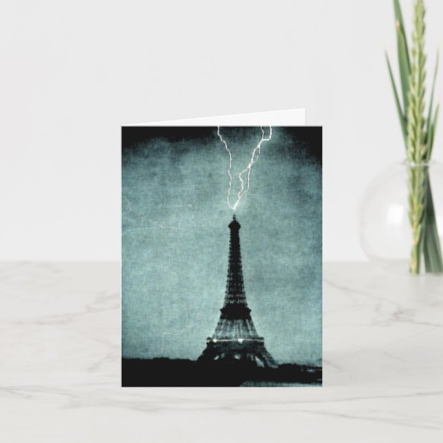 La carte de Valentine d'amour de Tour Eiffel (Devant)