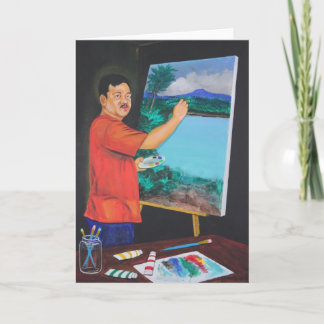 La carte de voeux d'artiste