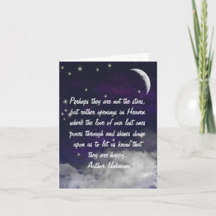 La carte de voeux de la sympathie des cieux