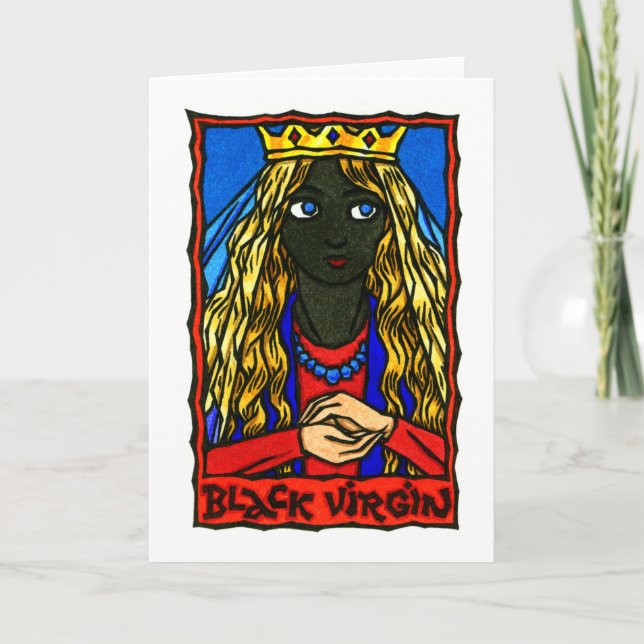 La carte de voeux de la Vierge Noire (Devant)